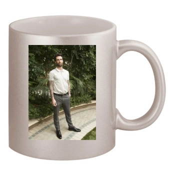 Adam Levine 11oz Metallic Silver Mug