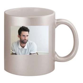 Adam Levine 11oz Metallic Silver Mug