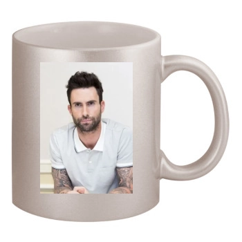 Adam Levine 11oz Metallic Silver Mug