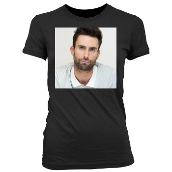 Adam Levine Women's Junior Cut Crewneck T-Shirt