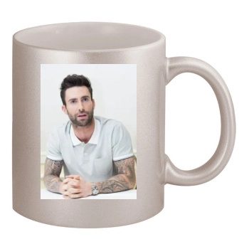 Adam Levine 11oz Metallic Silver Mug