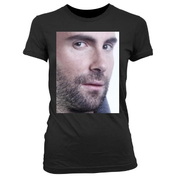 Adam Levine Women's Junior Cut Crewneck T-Shirt