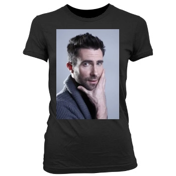 Adam Levine Women's Junior Cut Crewneck T-Shirt