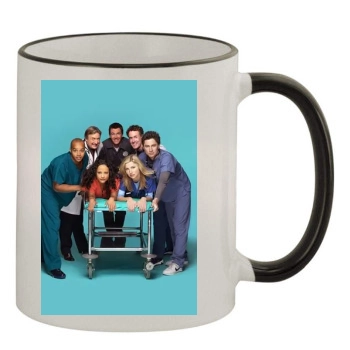 Scrubs 11oz Colored Rim & Handle Mug