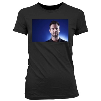 Adam Levine Women's Junior Cut Crewneck T-Shirt