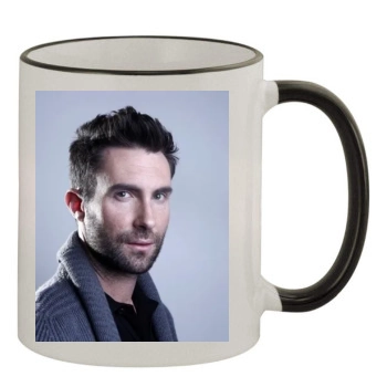 Adam Levine 11oz Colored Rim & Handle Mug