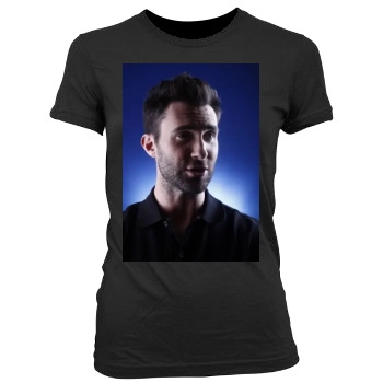 Adam Levine Women's Junior Cut Crewneck T-Shirt