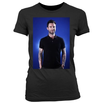 Adam Levine Women's Junior Cut Crewneck T-Shirt