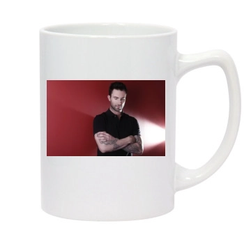 Adam Levine 14oz White Statesman Mug