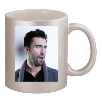 Adam Levine 11oz Metallic Silver Mug