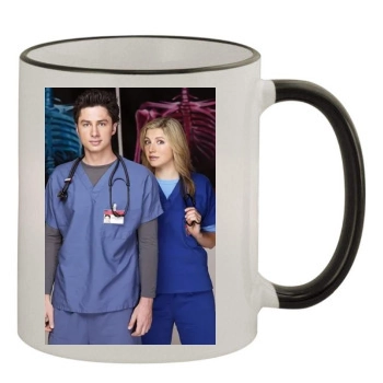 Scrubs 11oz Colored Rim & Handle Mug