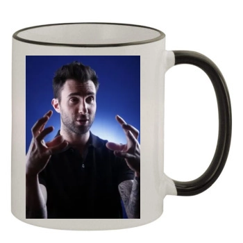 Adam Levine 11oz Colored Rim & Handle Mug