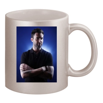 Adam Levine 11oz Metallic Silver Mug