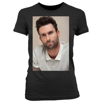 Adam Levine Women's Junior Cut Crewneck T-Shirt