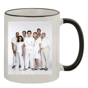 Scrubs 11oz Colored Rim & Handle Mug