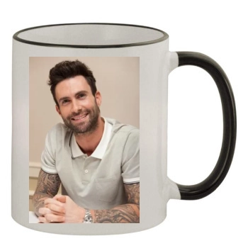 Adam Levine 11oz Colored Rim & Handle Mug