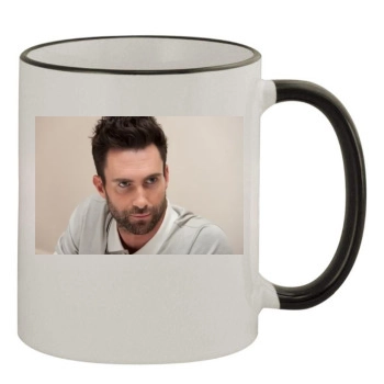 Adam Levine 11oz Colored Rim & Handle Mug