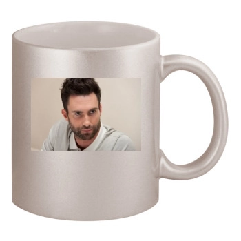 Adam Levine 11oz Metallic Silver Mug