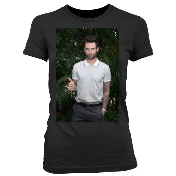 Adam Levine Women's Junior Cut Crewneck T-Shirt