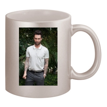 Adam Levine 11oz Metallic Silver Mug