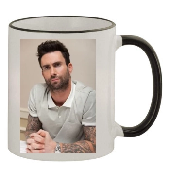 Adam Levine 11oz Colored Rim & Handle Mug