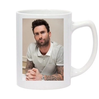 Adam Levine 14oz White Statesman Mug