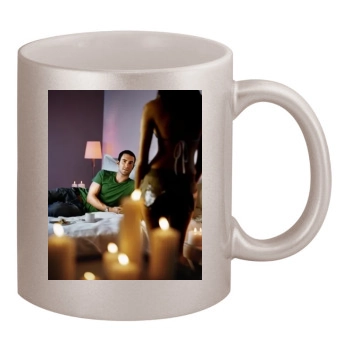 Adam Levine 11oz Metallic Silver Mug