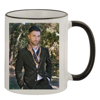 Adam Levine 11oz Colored Rim & Handle Mug