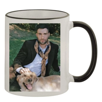 Adam Levine 11oz Colored Rim & Handle Mug