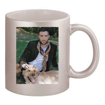 Adam Levine 11oz Metallic Silver Mug