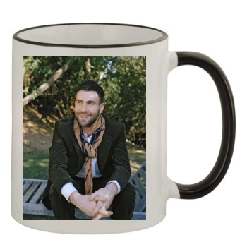 Adam Levine 11oz Colored Rim & Handle Mug