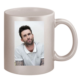 Adam Levine 11oz Metallic Silver Mug