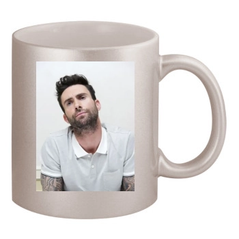 Adam Levine 11oz Metallic Silver Mug