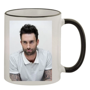 Adam Levine 11oz Colored Rim & Handle Mug