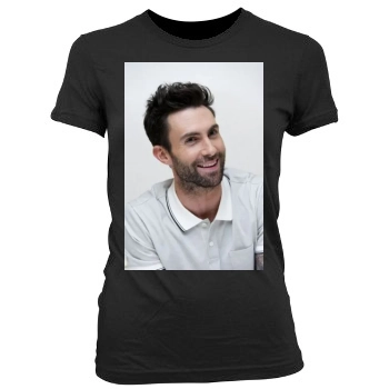 Adam Levine Women's Junior Cut Crewneck T-Shirt