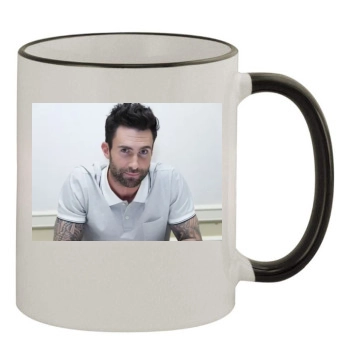 Adam Levine 11oz Colored Rim & Handle Mug