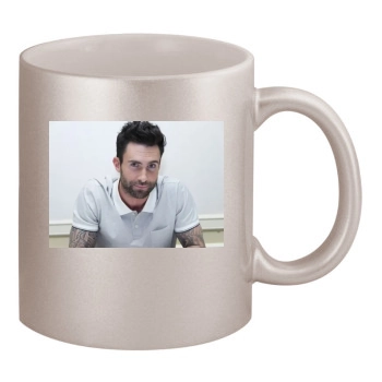 Adam Levine 11oz Metallic Silver Mug