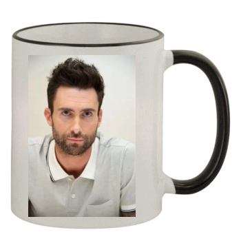 Adam Levine 11oz Colored Rim & Handle Mug