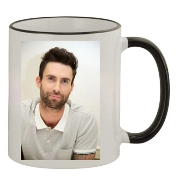 Adam Levine 11oz Colored Rim & Handle Mug