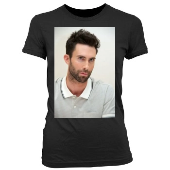 Adam Levine Women's Junior Cut Crewneck T-Shirt