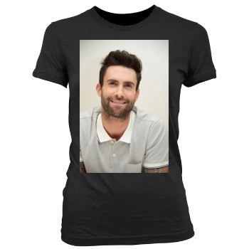 Adam Levine Women's Junior Cut Crewneck T-Shirt