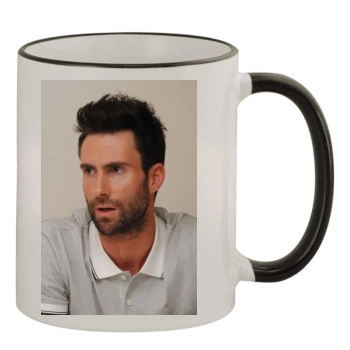 Adam Levine 11oz Colored Rim & Handle Mug