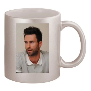 Adam Levine 11oz Metallic Silver Mug