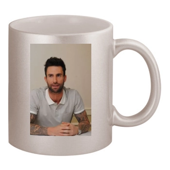 Adam Levine 11oz Metallic Silver Mug