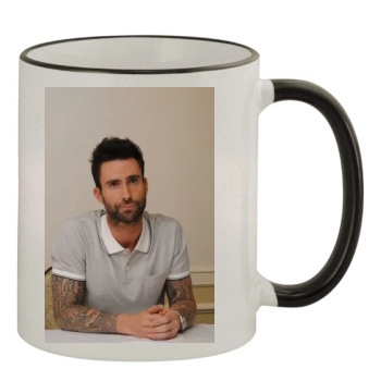 Adam Levine 11oz Colored Rim & Handle Mug