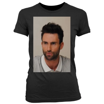 Adam Levine Women's Junior Cut Crewneck T-Shirt