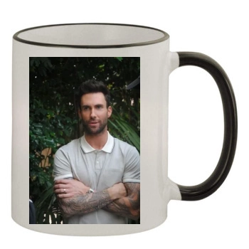 Adam Levine 11oz Colored Rim & Handle Mug