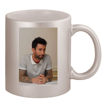 Adam Levine 11oz Metallic Silver Mug