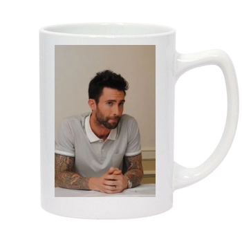 Adam Levine 14oz White Statesman Mug