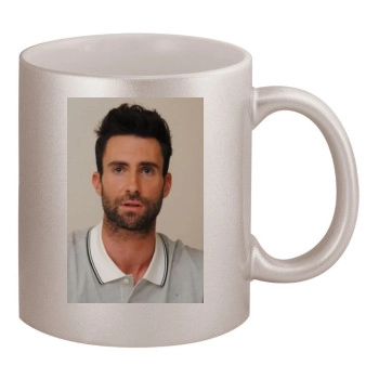 Adam Levine 11oz Metallic Silver Mug